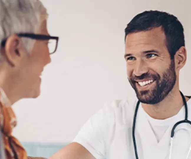 Gespräch Arzt und Patientin
