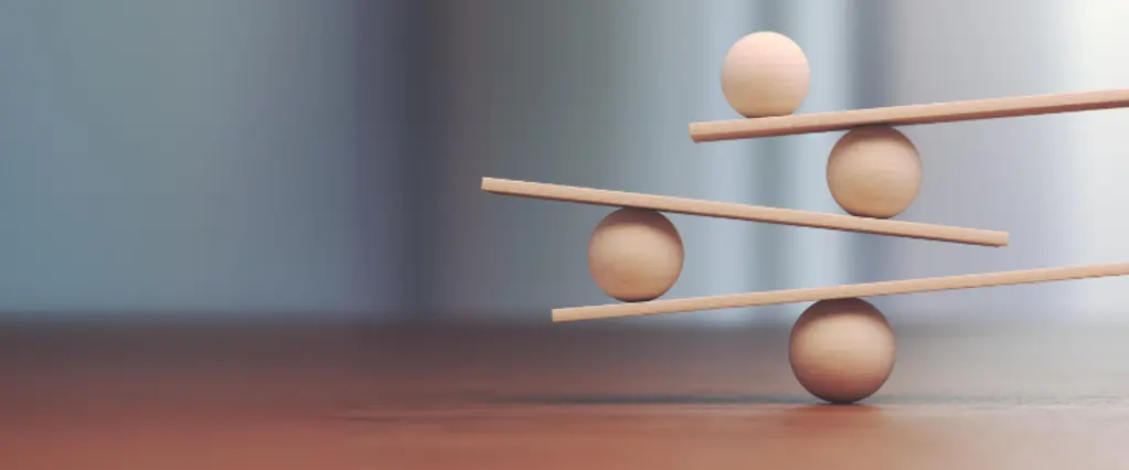Kugeln in Waage