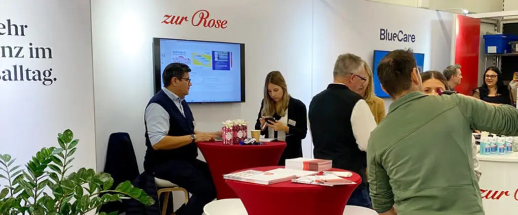 Zur Rose Messestand auf dem Davoser Kongress