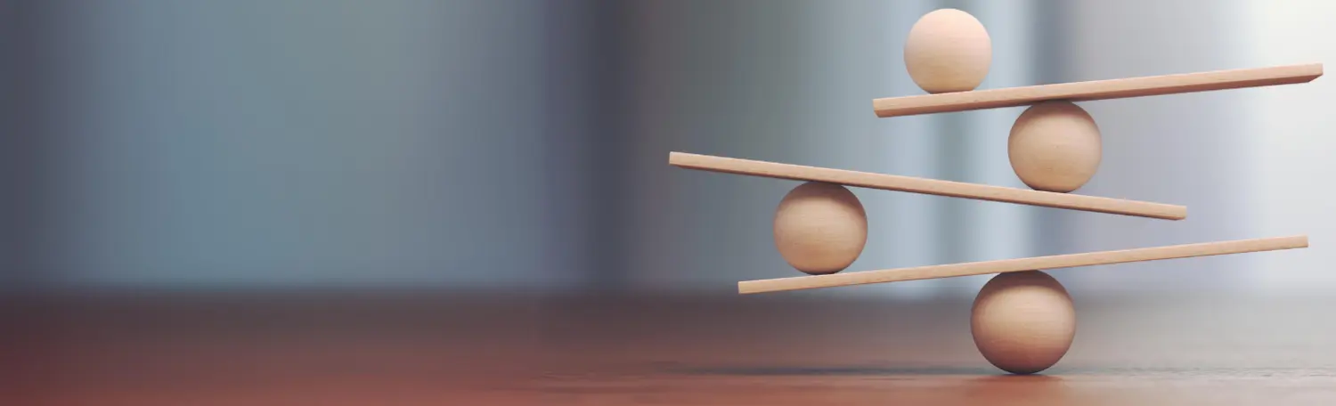 Kugeln in Waage