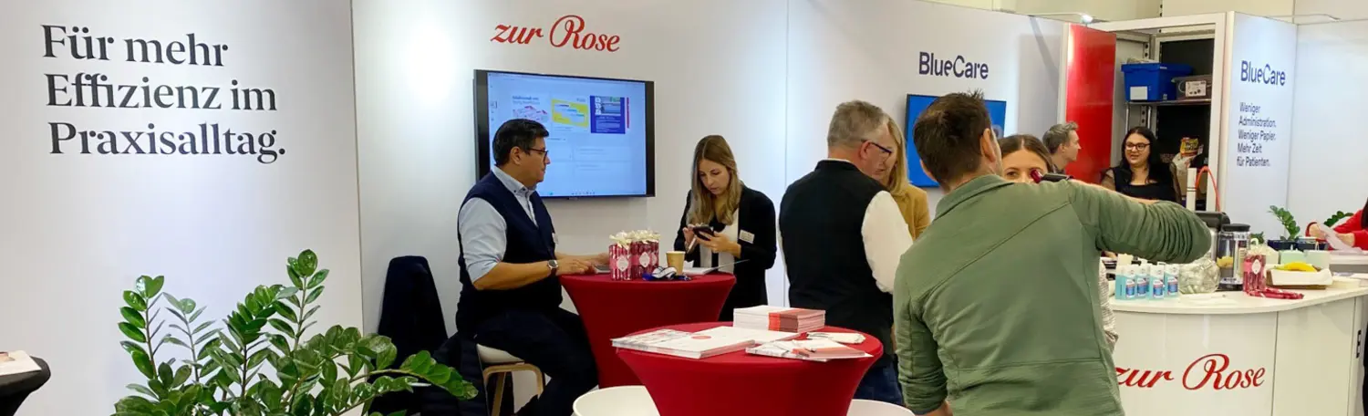 Zur Rose Messestand auf dem Davoser Kongress