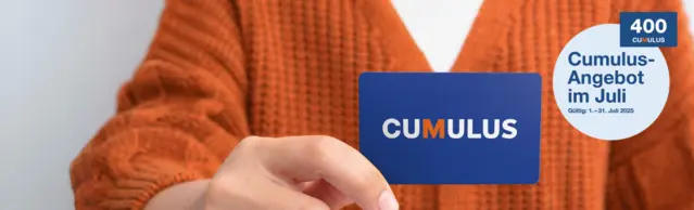 Cumulus-Aktion 400 Punkte