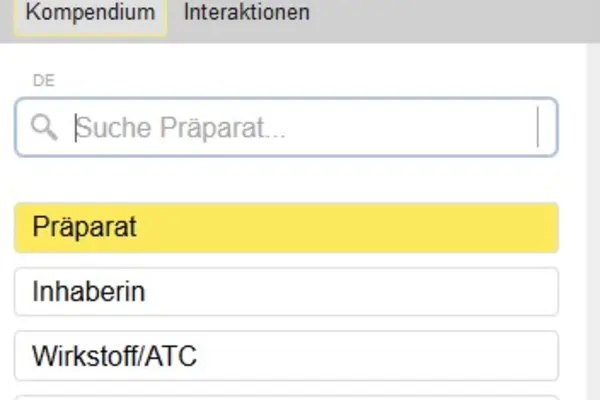 Medikamenten-Fachinformationen