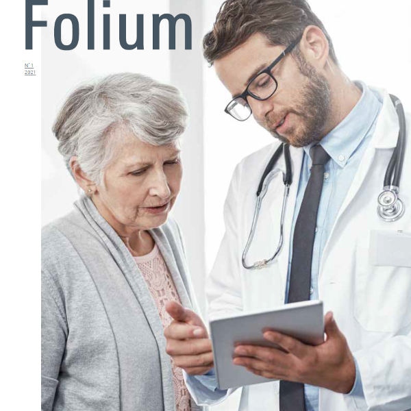 Couverture du magazine clients Folium édition 2021