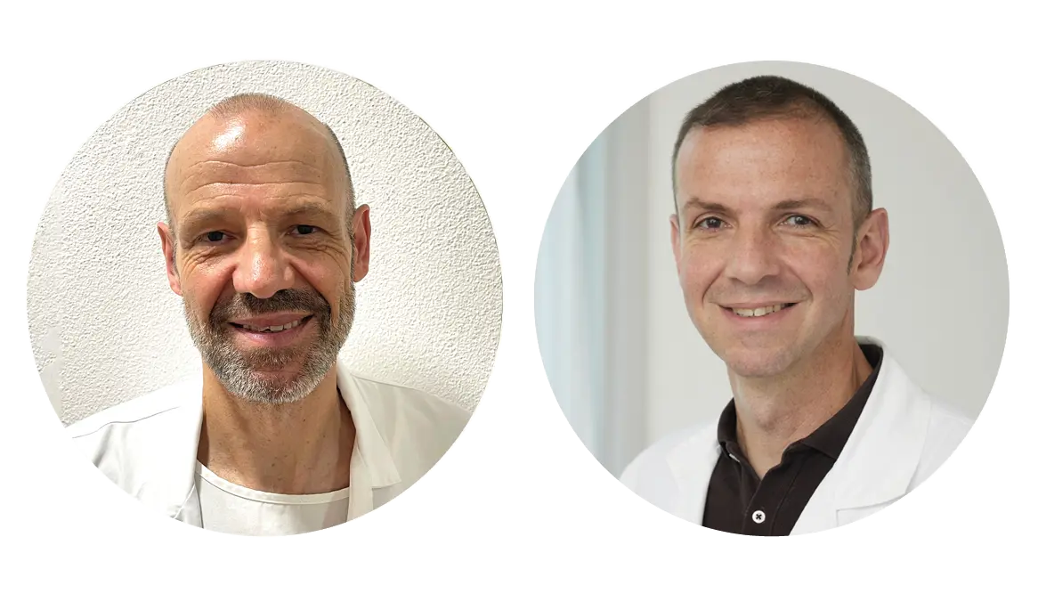 Portraits Prof. Dr. med. Huldrych Günthard und Dr. med. Matthias Günthard