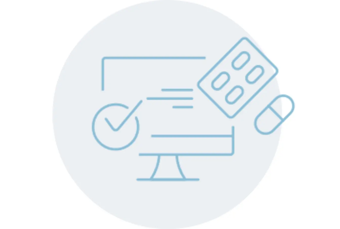 Icon Medikamentenanfrage einfach und schnell managen