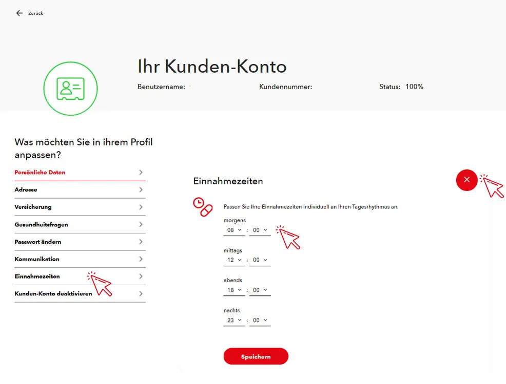 Ihr Kundenkonto