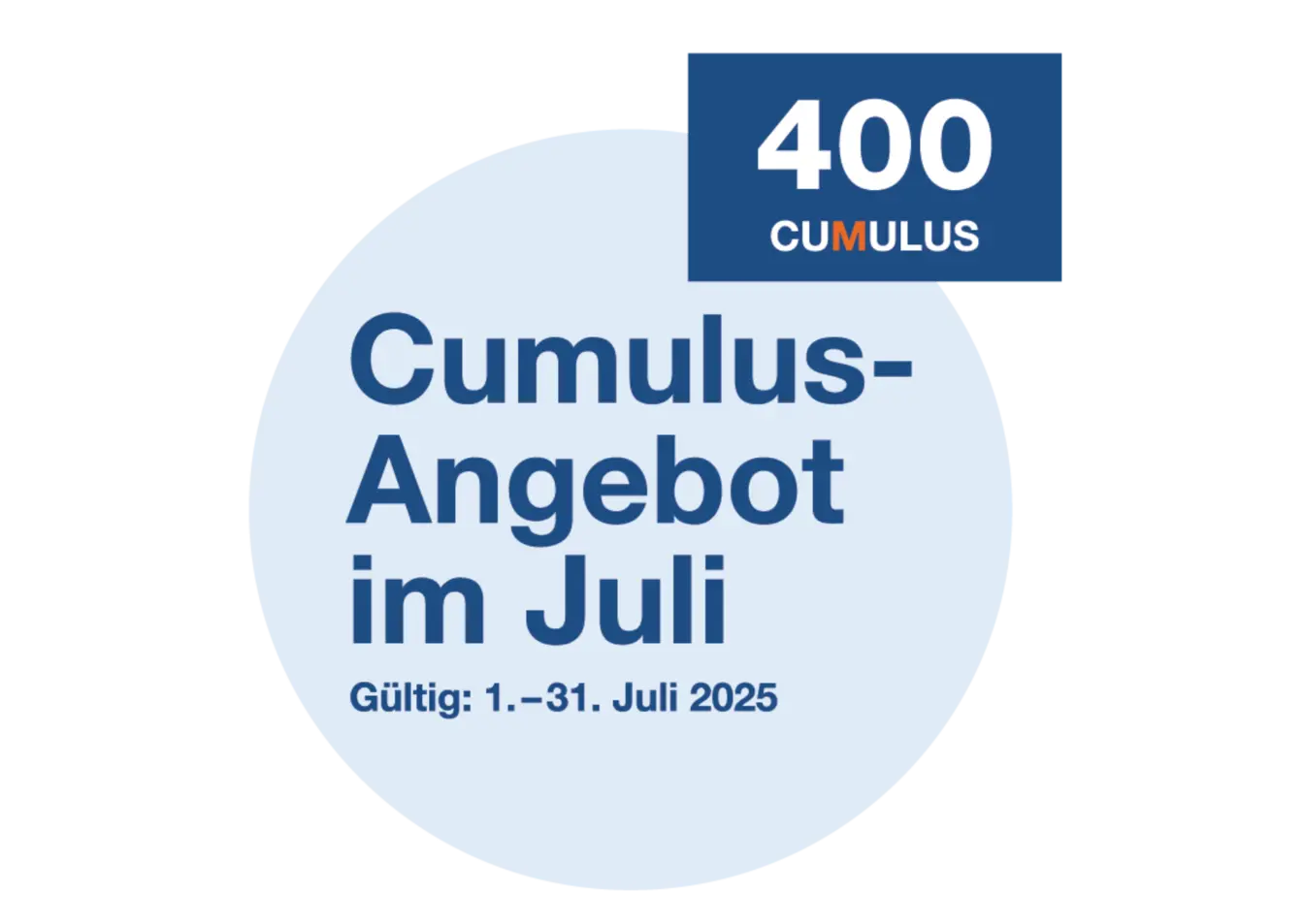 Cumulus-Aktion 400 Punkte
