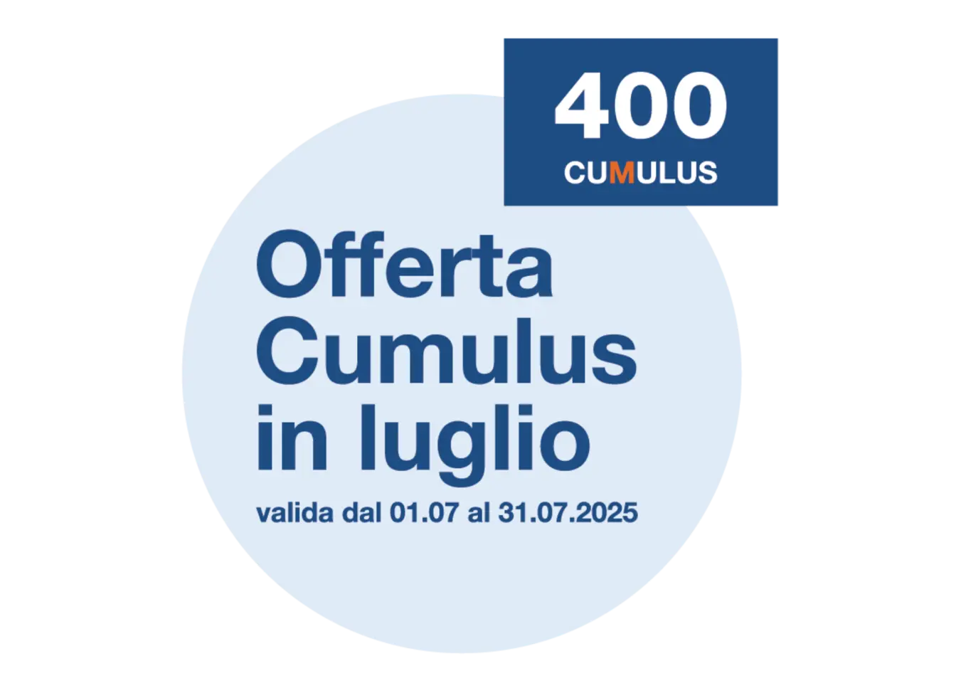 Cumulus-Aktion 400 Punkte