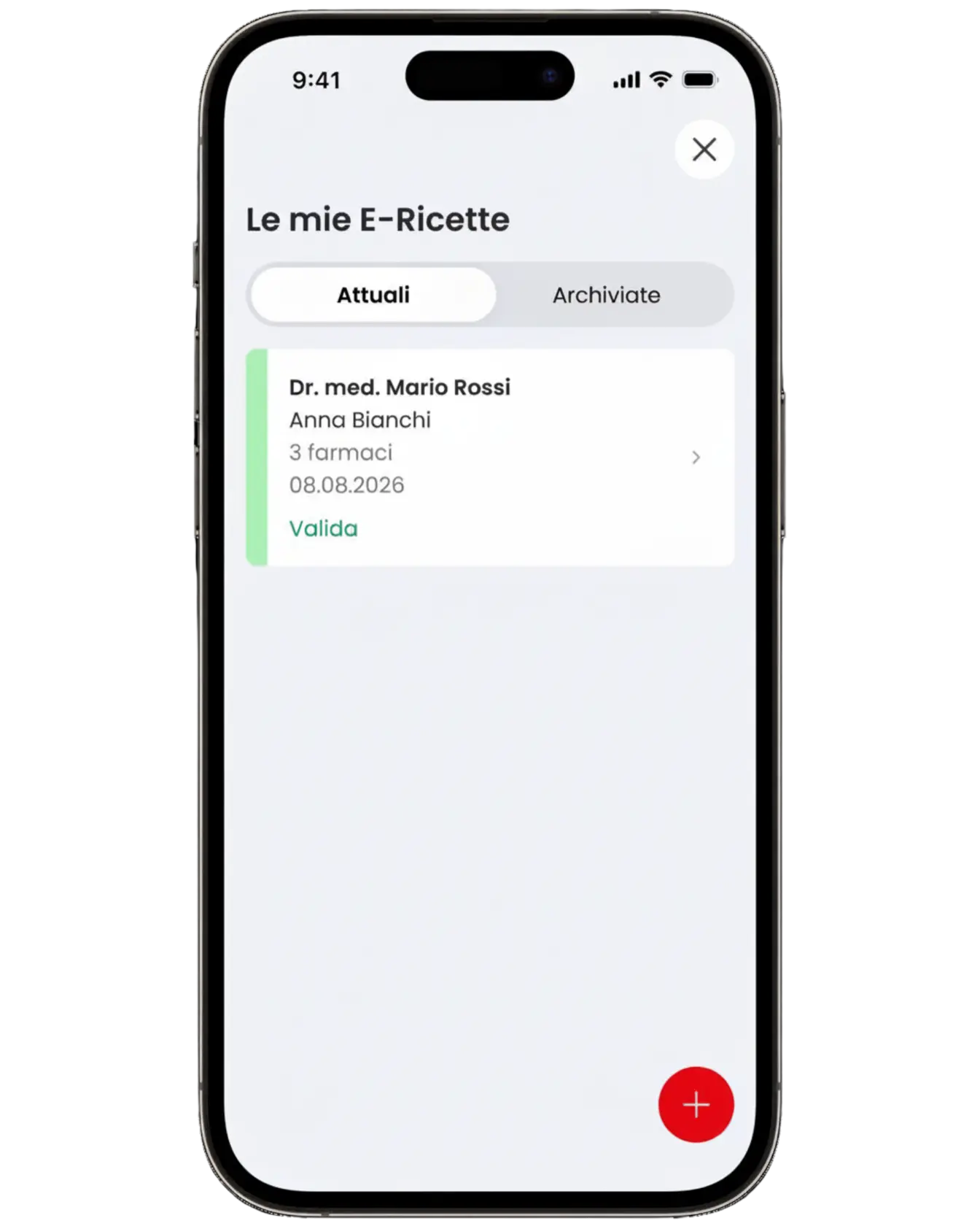 Elektronisches Rezept in der App