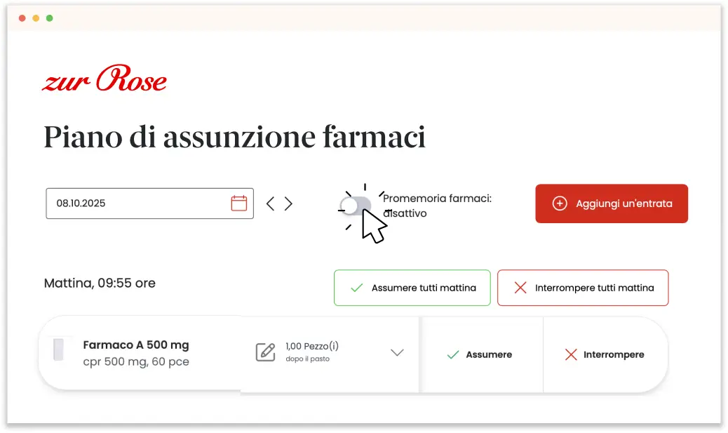Attivare i promemoria
