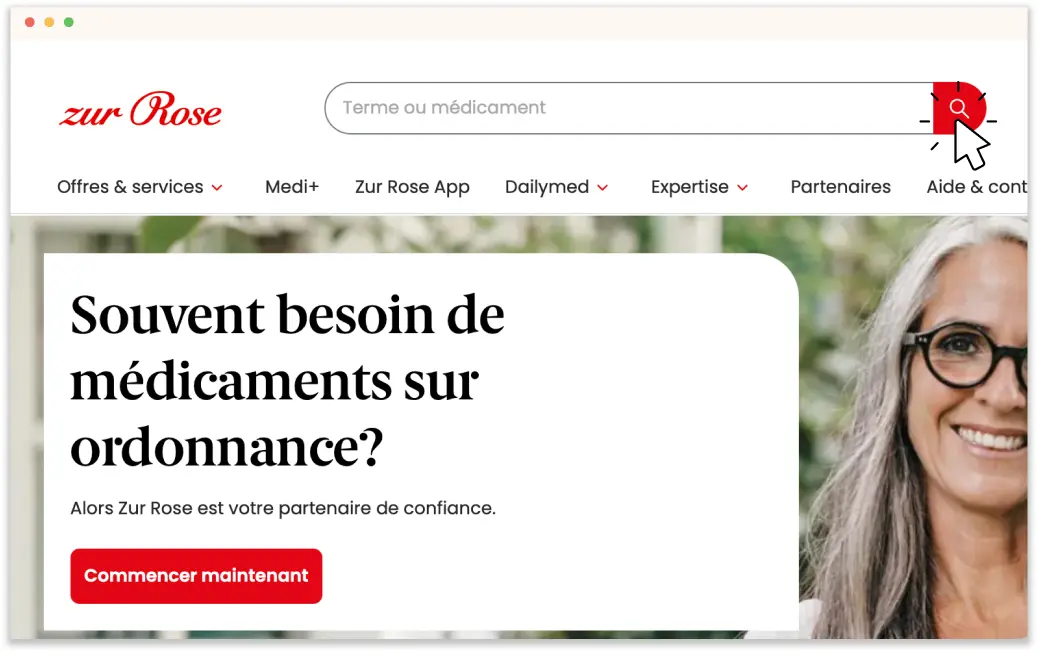 Chercher un médicament