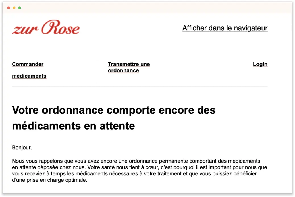 Recevoir un rappel