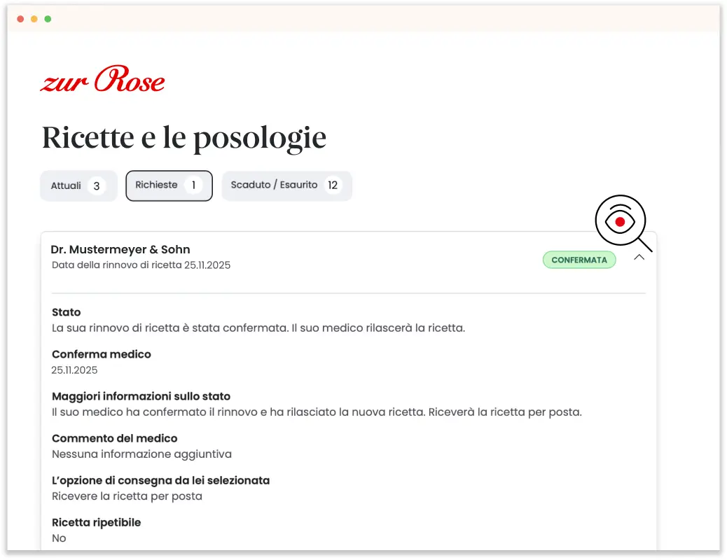 Ricette richieste