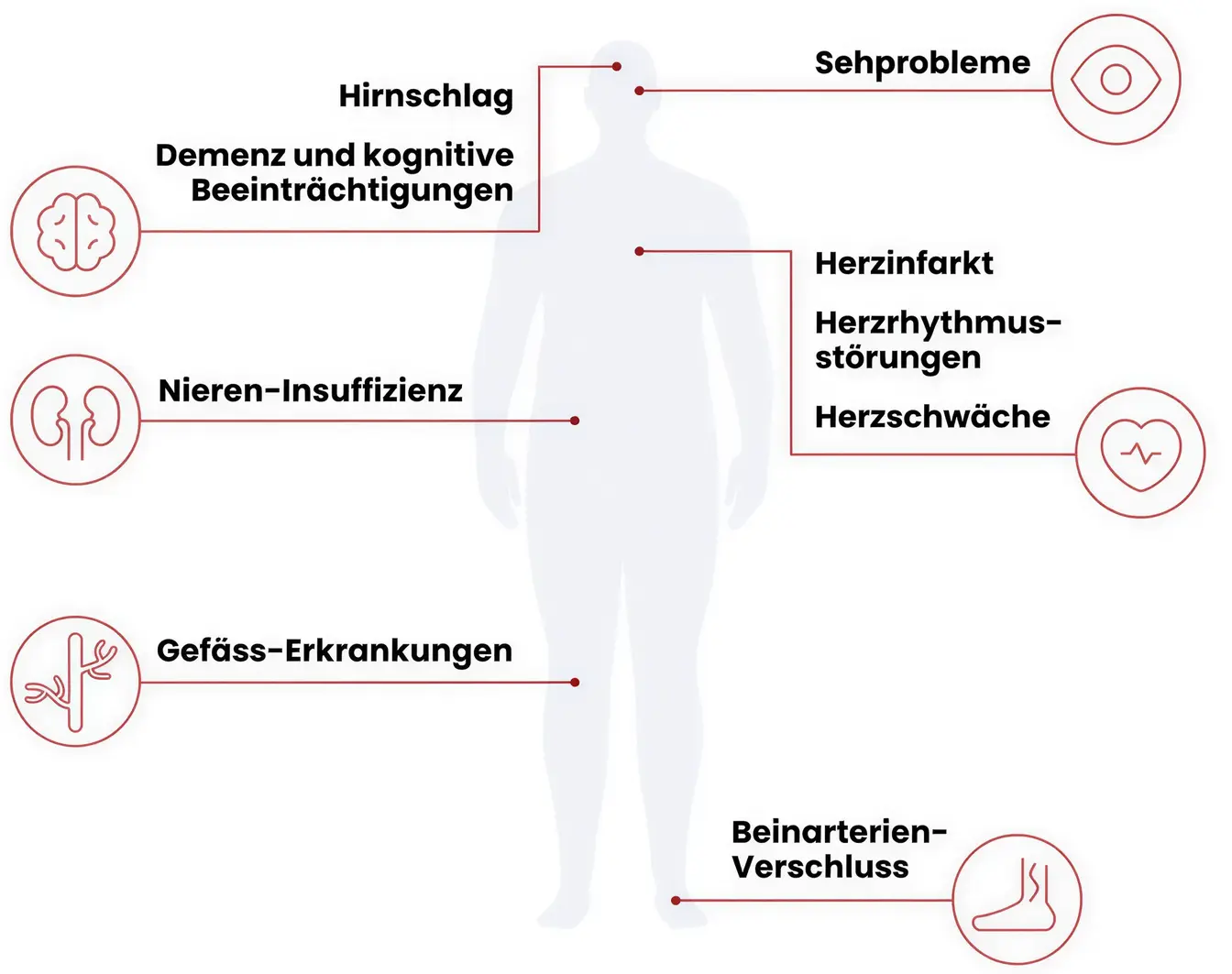 Folgeerkrankungen Cholesterin