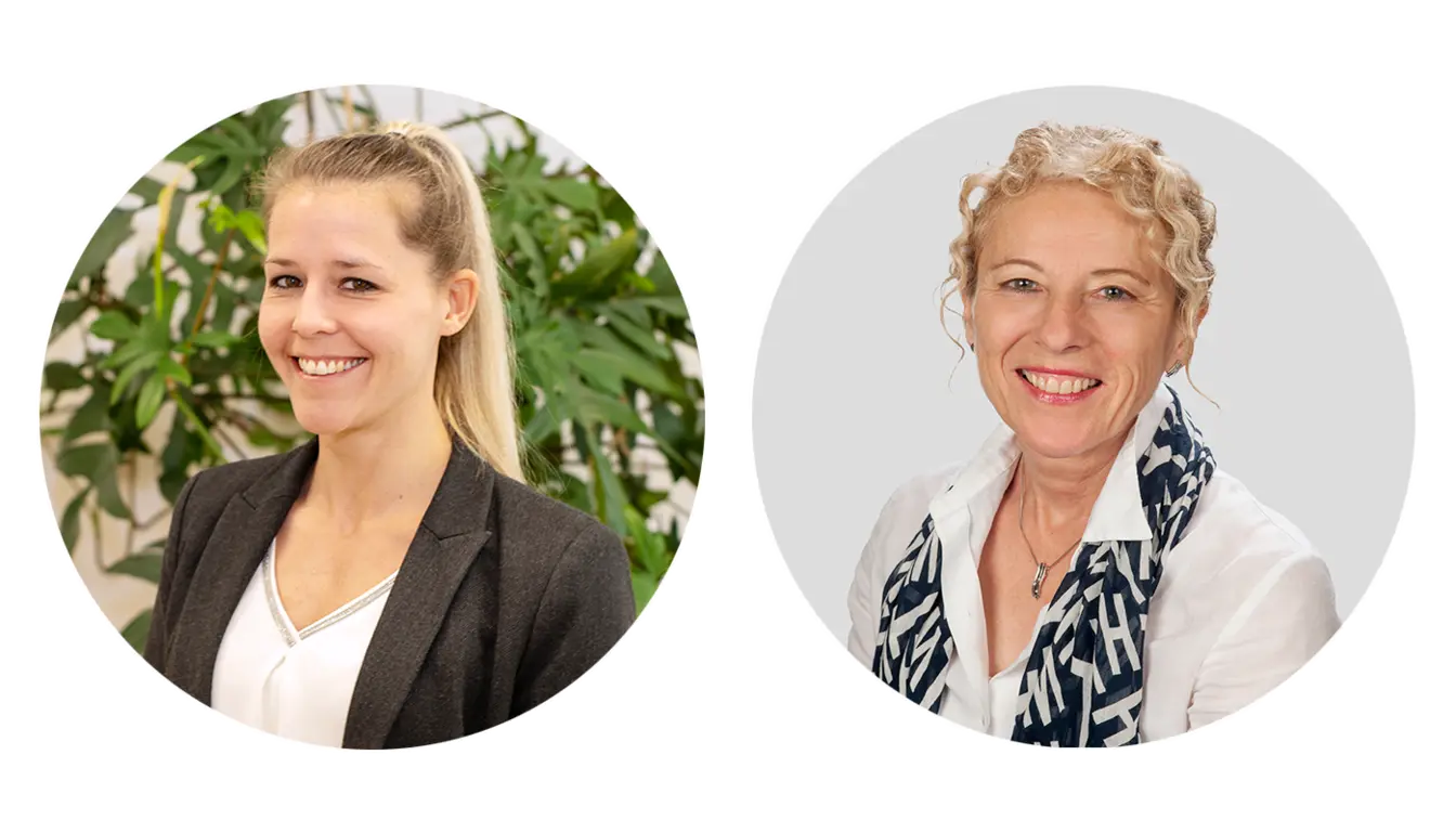 Portrait Dr. med. Bettina Stock und Sonja Zwingli