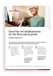 Envoi de vos médicaments de Zur Rose par la poste