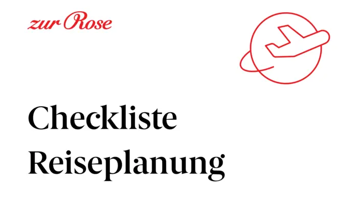 Checklist Reiseplanung